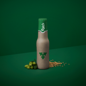 Green Fiber Bottle with barley and hops. Photo: Carlsberg