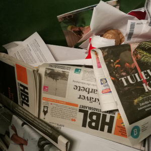 Paperin kierrätys. Kuva: Anna Kauppi