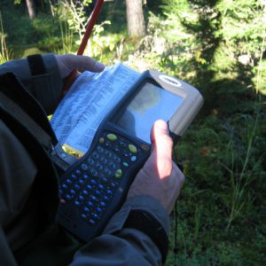 Maastotallennin. Kuva: Krista Kimmo