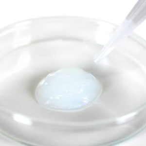 GrowDex gel for growing cell cultures. Photo: UPM