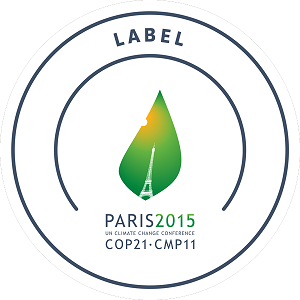 Pariisin ilmastokokouksen 2015 logo.