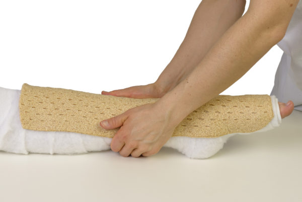 Woodcast splinting material. Photo: Onbone Oy