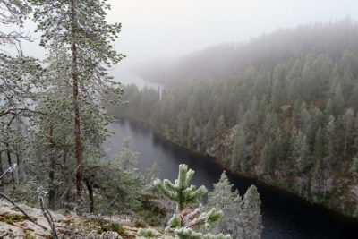 Porontiman kanjoni on yksi Kuusamon luontomatkailun helmistä. Kuva: Laila Hökkä
