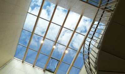 The design of the Mansikkala school makes good use of natural light