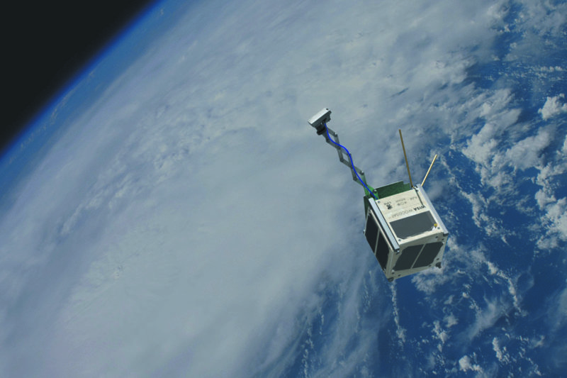 Vanerinen satelliitti laukaistaan avaruuteen vuoden 2022 alkupuolella. Kuva: UPM