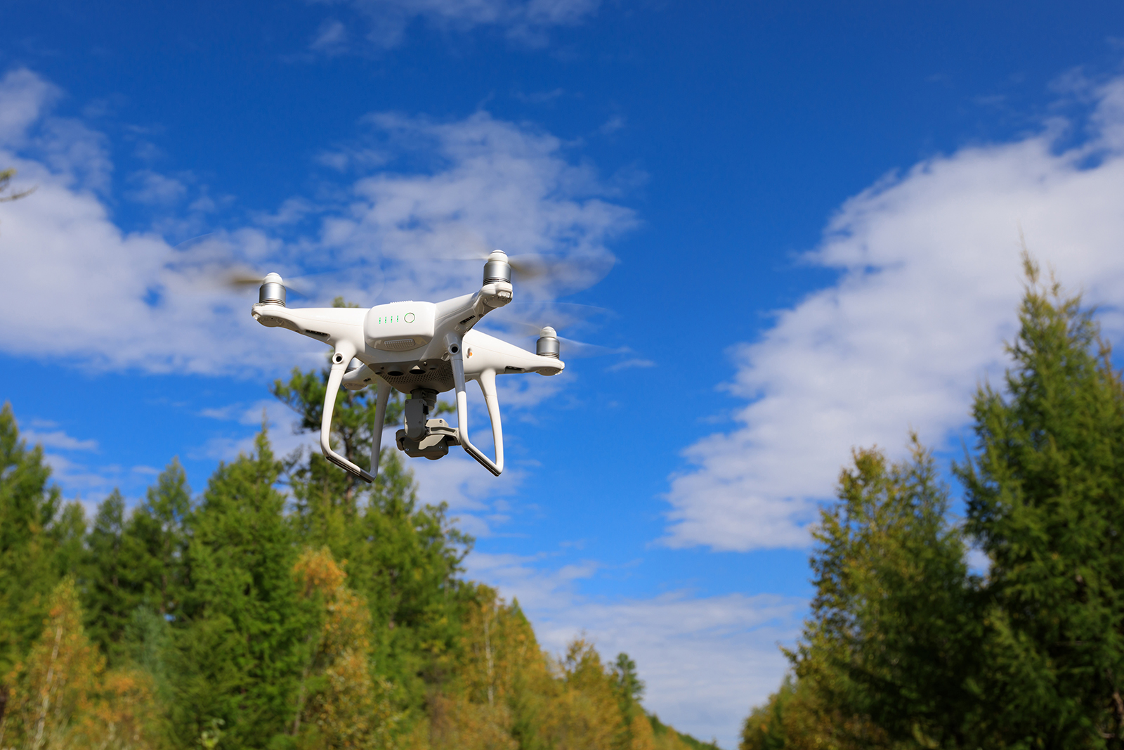 Drone flying in the air. Photo: Shutterstock