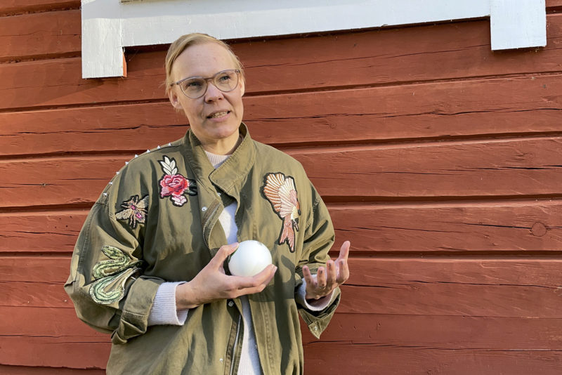 Tuula Jyske, Associate Professor (Wood Material Science) at the University of Helsinki. 