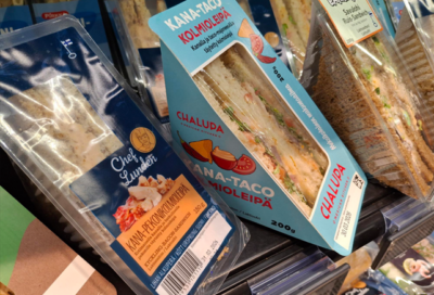 Kolmioleipäpakkauksia. Kuva: Sense n Insight