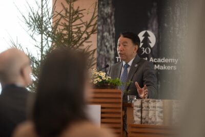 FAO:n apulaispääjohtaja Zhimin Wu. Kuva: Wilma Issakainen