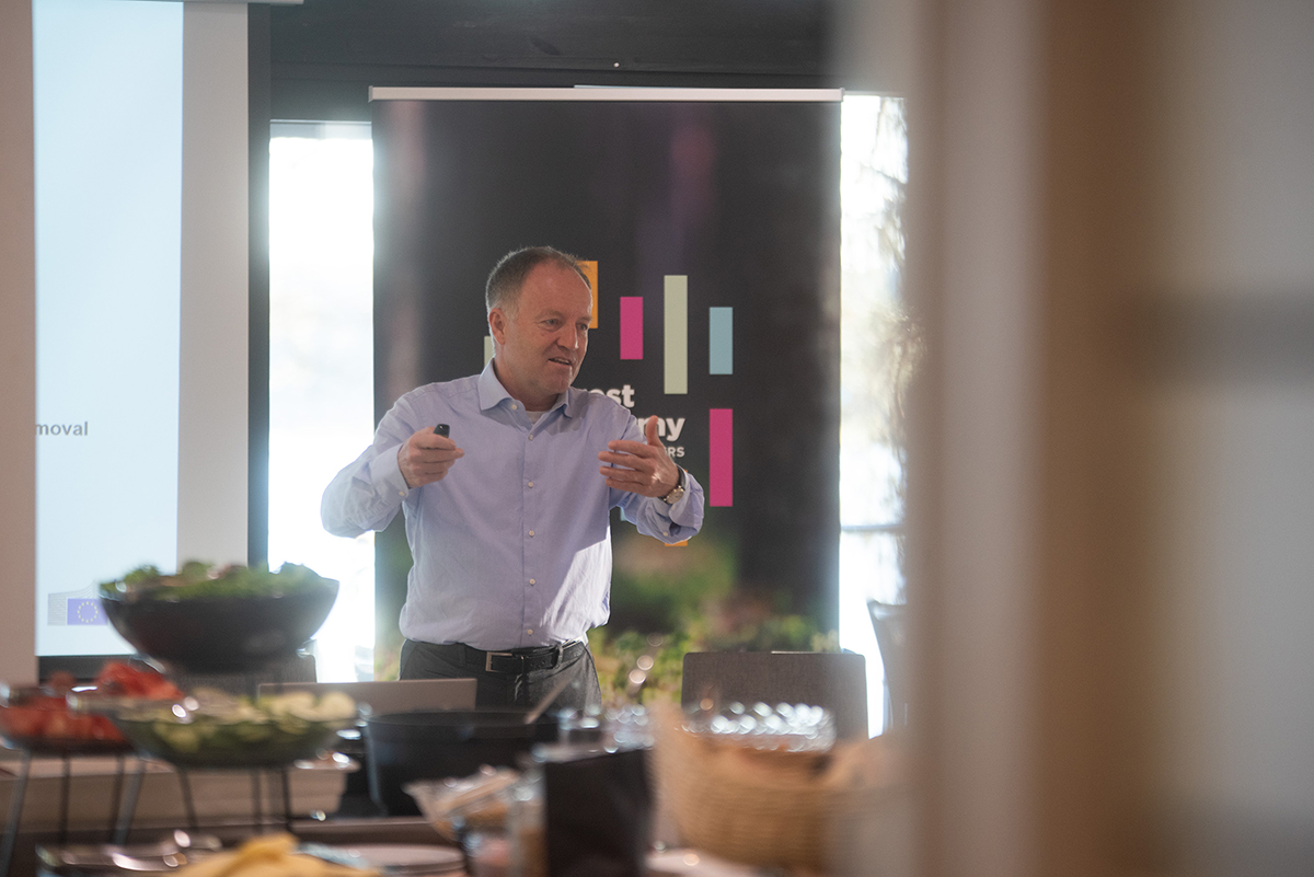 Michael Losch speaking at the Forest Academy for EU Decision Makers. Photo: Vilma Issakainen